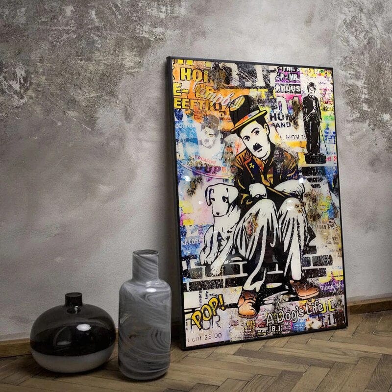 Charlie Chaplin Dogs Life Art: Discover Exquisite Pieces-ChandeliersDecor