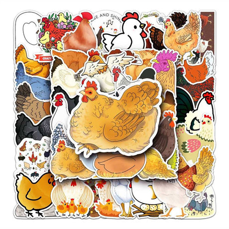 Chicken Stickers Pack-ChandeliersDecor