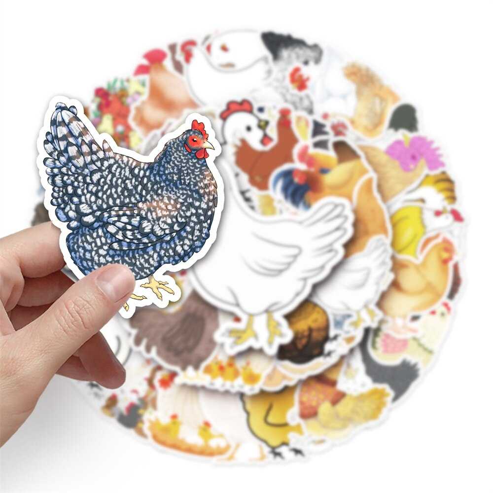 Chicken Stickers Pack-ChandeliersDecor