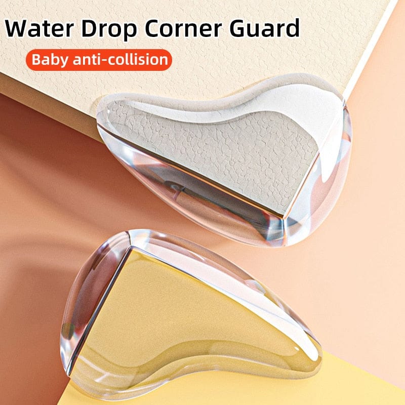 Transparent Anti-collision Angle PVC Pad | Child Safety Corner | Guard Baby Collision Proof Protector | Table Corner Bumper