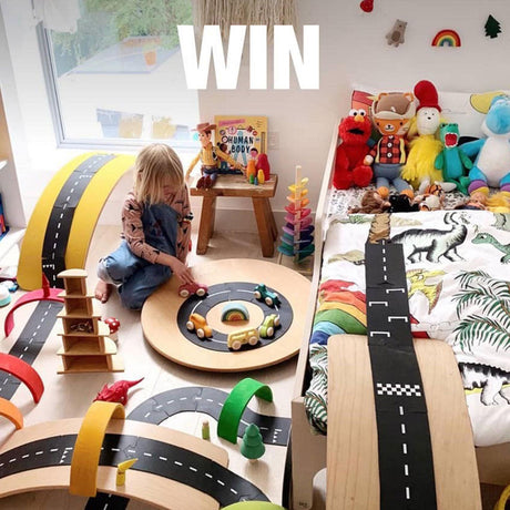 Children Way To Play Road Motorway Toys Puzzle-ChandeliersDecor