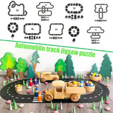 Children Way To Play Road Motorway Toys Puzzle-ChandeliersDecor