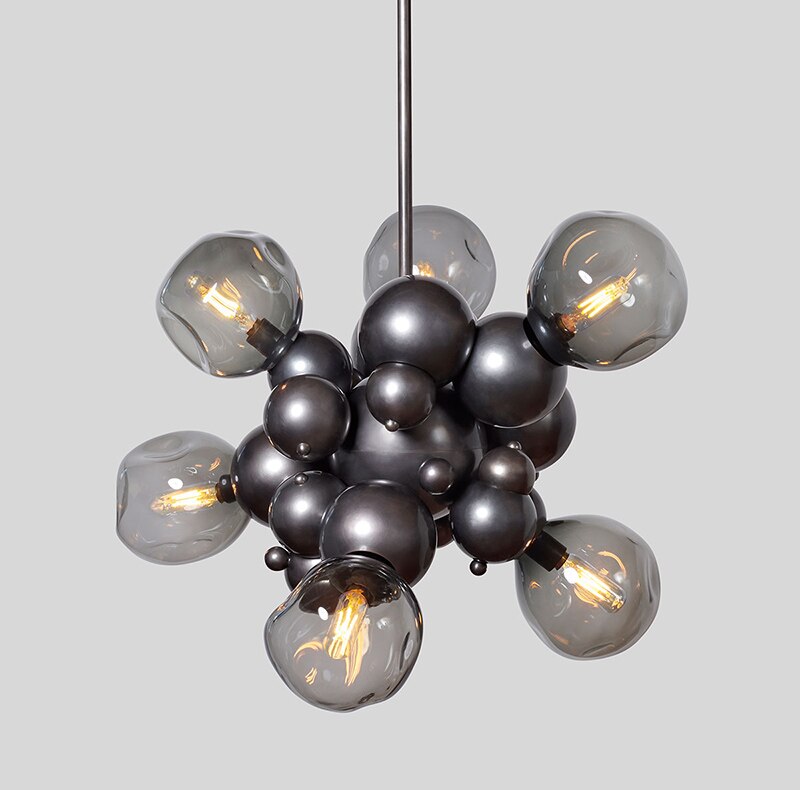 Chrome Bubble LED Pendant Light-ChandeliersDecor