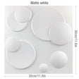 Circular Geometric 3D Wall Panel for House Wall Renovation