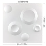 Circular Geometric 3D Wall Panel for House Wall Renovation-ChandeliersDecor