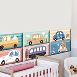 Classic Car Race Kids Wall Padded Safety Cushions-ChandeliersDecor