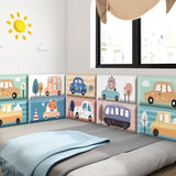 Classic Car Race Kids Wall Padded Safety Cushions-ChandeliersDecor