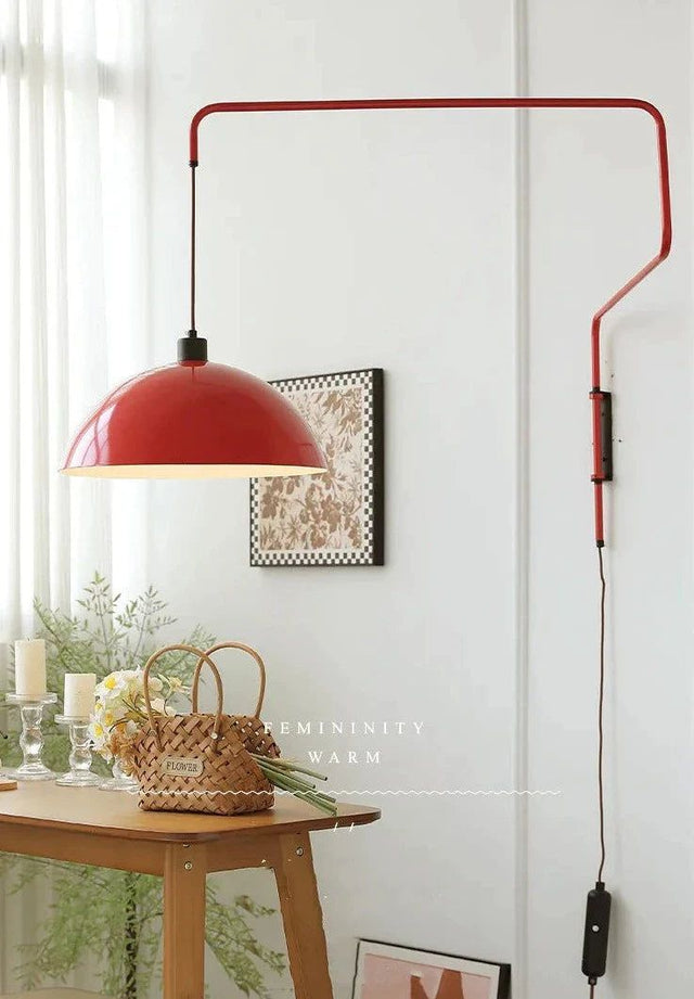 Classic Long Arm Adjustable Pendant Wall Light-ChandeliersDecor