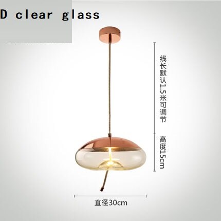 Clear Glass Pendant Light for Captivating Ambiance-ChandeliersDecor