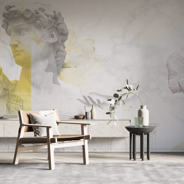 Cloud Angel Wallpaper Mural - Transform Your Space-ChandeliersDecor.com