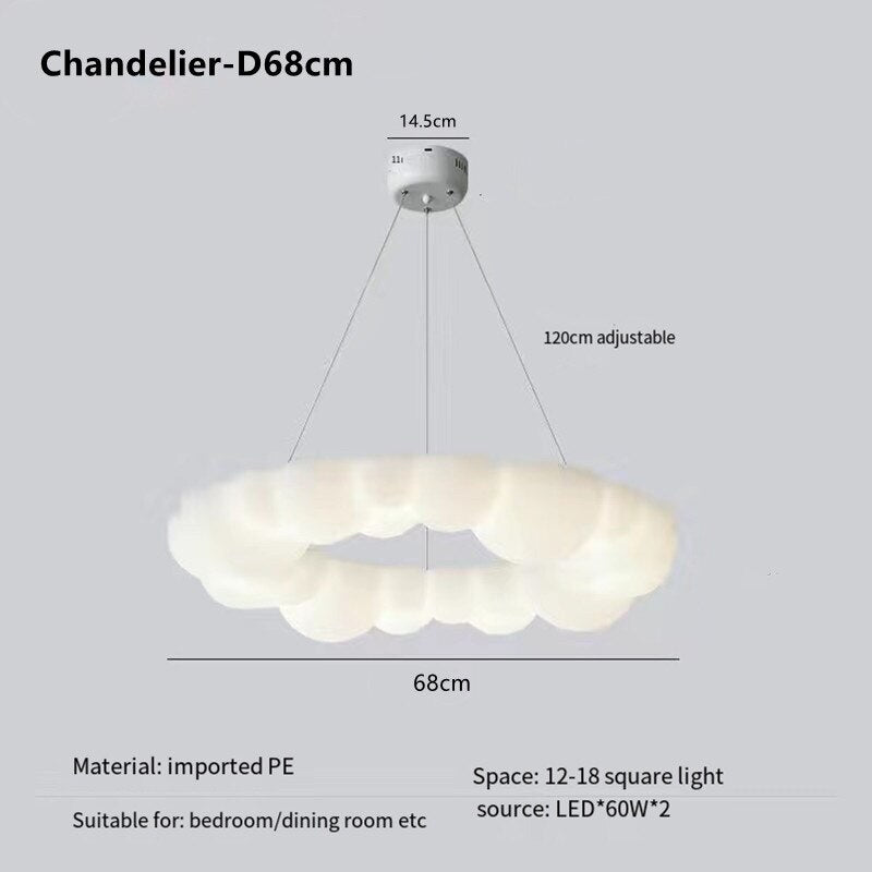 Cloud Chandelier - Illuminate Your Space-ChandeliersDecor