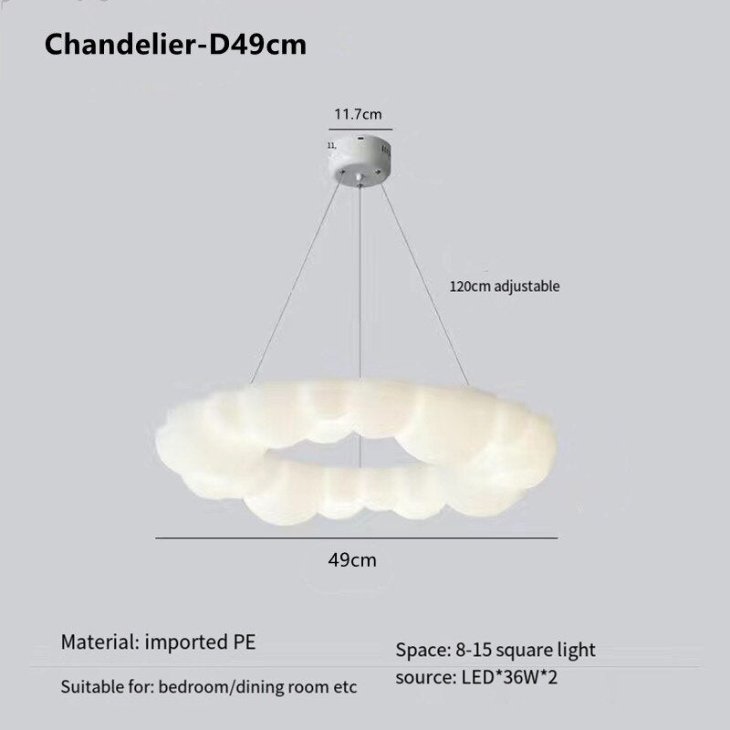 Cloud Chandelier - Illuminate Your Space-ChandeliersDecor