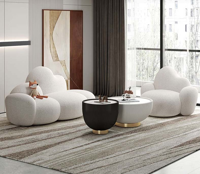 Cloud Sofa Set: Quality, Comfort, and Style!-ChandeliersDecor