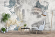 Clouds Face Wallpaper Mural - Captivating Designs for Walls-ChandeliersDecor