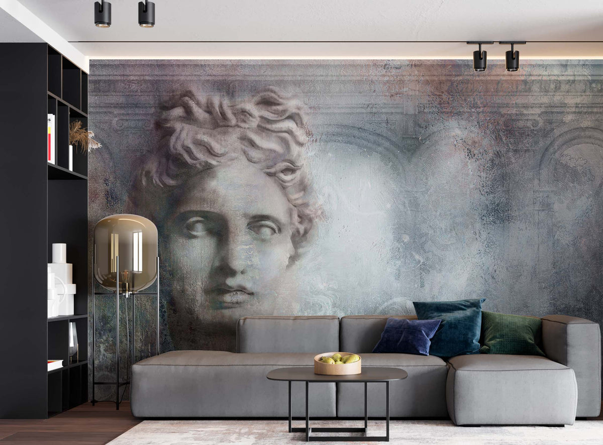 Clouds Face Wallpaper Mural: Transform Any Space-ChandeliersDecor