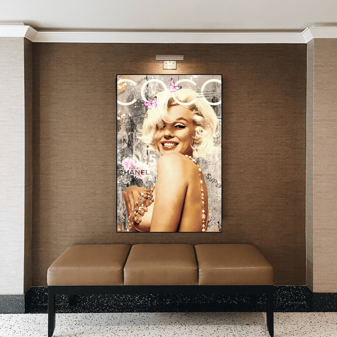 COCO Milano Chanel: Marilyn Poster - Authentic Fashion-ChandeliersDecor