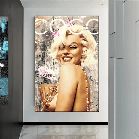 COCO Milano Chanel: Marilyn Poster - Authentic Fashion-ChandeliersDecor