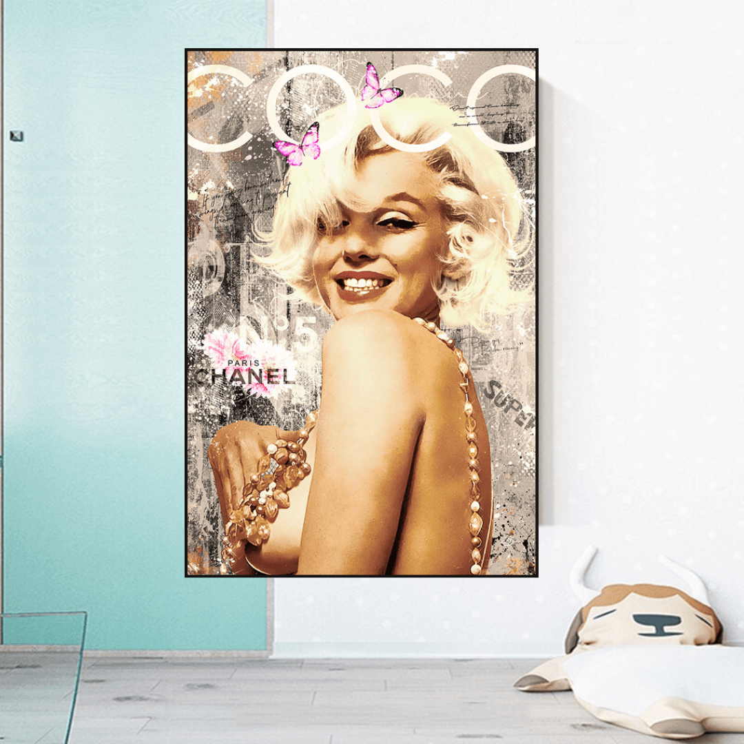 COCO Milano Chanel: Marilyn Poster - Authentic Fashion-ChandeliersDecor