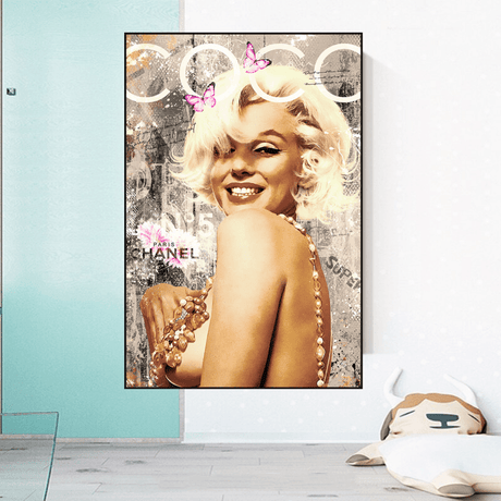 COCO Milano Chanel: Marilyn Poster - Authentic Fashion-ChandeliersDecor