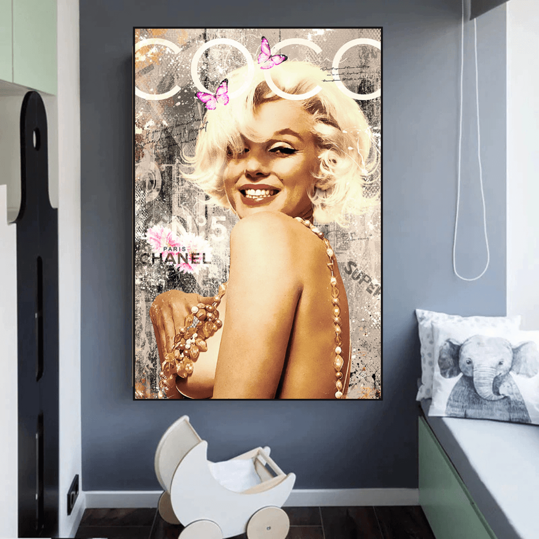 COCO Milano Chanel: Marilyn Poster - Authentic Fashion-ChandeliersDecor