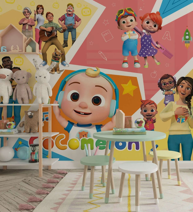 Cocomelon Wallpaper Murals: Kids Room Wall Decor-ChandeliersDecor.com