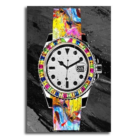 Colorful Modern Artwork Canvas Painting - Home Wall Decor-ChandeliersDecor