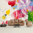 Colourful Flowers Wallpaper - Vibrant Floral Prints-ChandeliersDecor