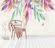 Colourful Leafs Fallen - Tropical Wallpaper Mural-ChandeliersDecor