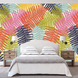 Colourful Leaves Wallpaper: Get Vibrant & Striking Designs-ChandeliersDecor