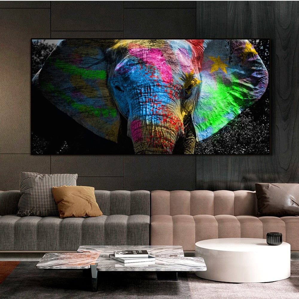 Colours: Elephant Poster - Enhance Your Décor-ChandeliersDecor