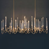 Copper Candles Chandelier: Elegant Lighting Solution-ChandeliersDecor