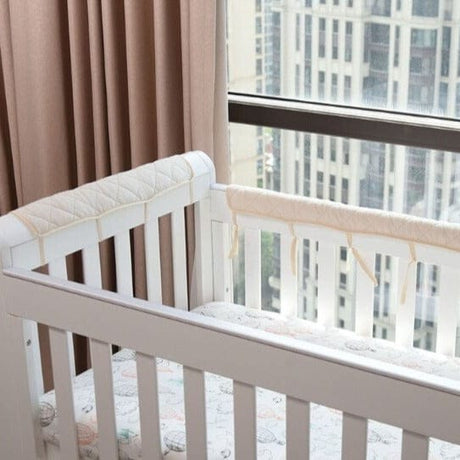 Cotton Crib Bumper - Protect Your Baby with Anti-Bite Bumper-ChandeliersDecor