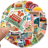 Countries Famous Buildings Stickers Pack – Iconic Landmarks-ChandeliersDecor