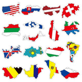 Country National Flag Stickers Pack-ChandeliersDecor