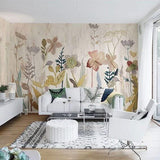 Countryside Flowers Wallpaper Mural: Enhance Your Space-ChandeliersDecor.com