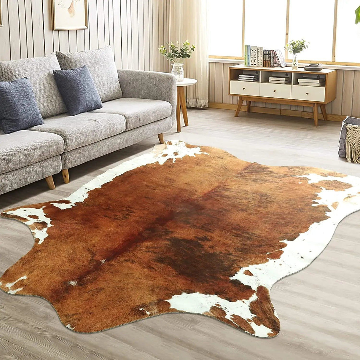 Cowhide Carpet: Natural Elegance for Stylish and Cozy Spaces-ChandeliersDecor