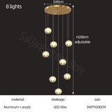 Crystal Ball Staircase Chandelier: Enhancing Your Space-ChandeliersDecor