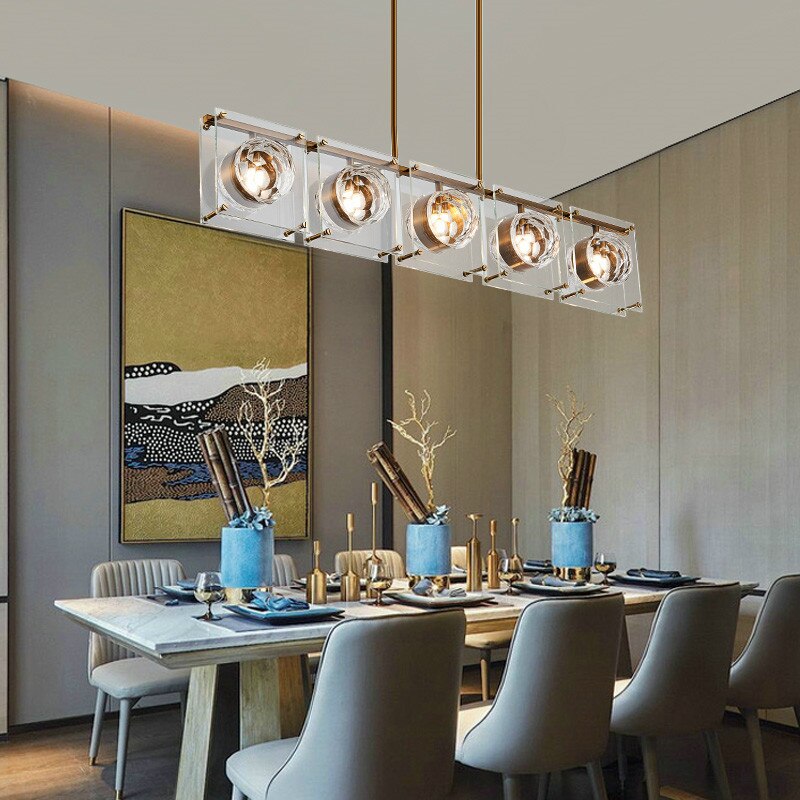 Crystal Balls Chandelier - Kitchen Island Lighting-ChandeliersDecor