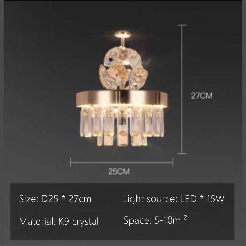 Crystal Ceiling Grand Chandelier: Elegant Lighting Fixture-ChandeliersDecor