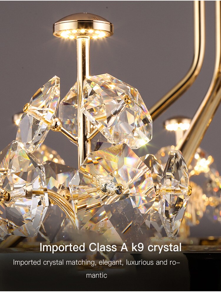 Crystal Ceiling Grand Chandelier: Elegant Lighting Fixture-ChandeliersDecor