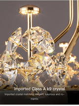 Crystal Ceiling Grand Chandelier: Elegant Lighting Fixture-ChandeliersDecor