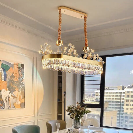 Crystal Ceiling Grand Chandelier: Elegant Lighting Fixture-ChandeliersDecor