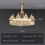 Crystal Ceiling Grand Chandelier: Elegant Lighting Fixture-ChandeliersDecor