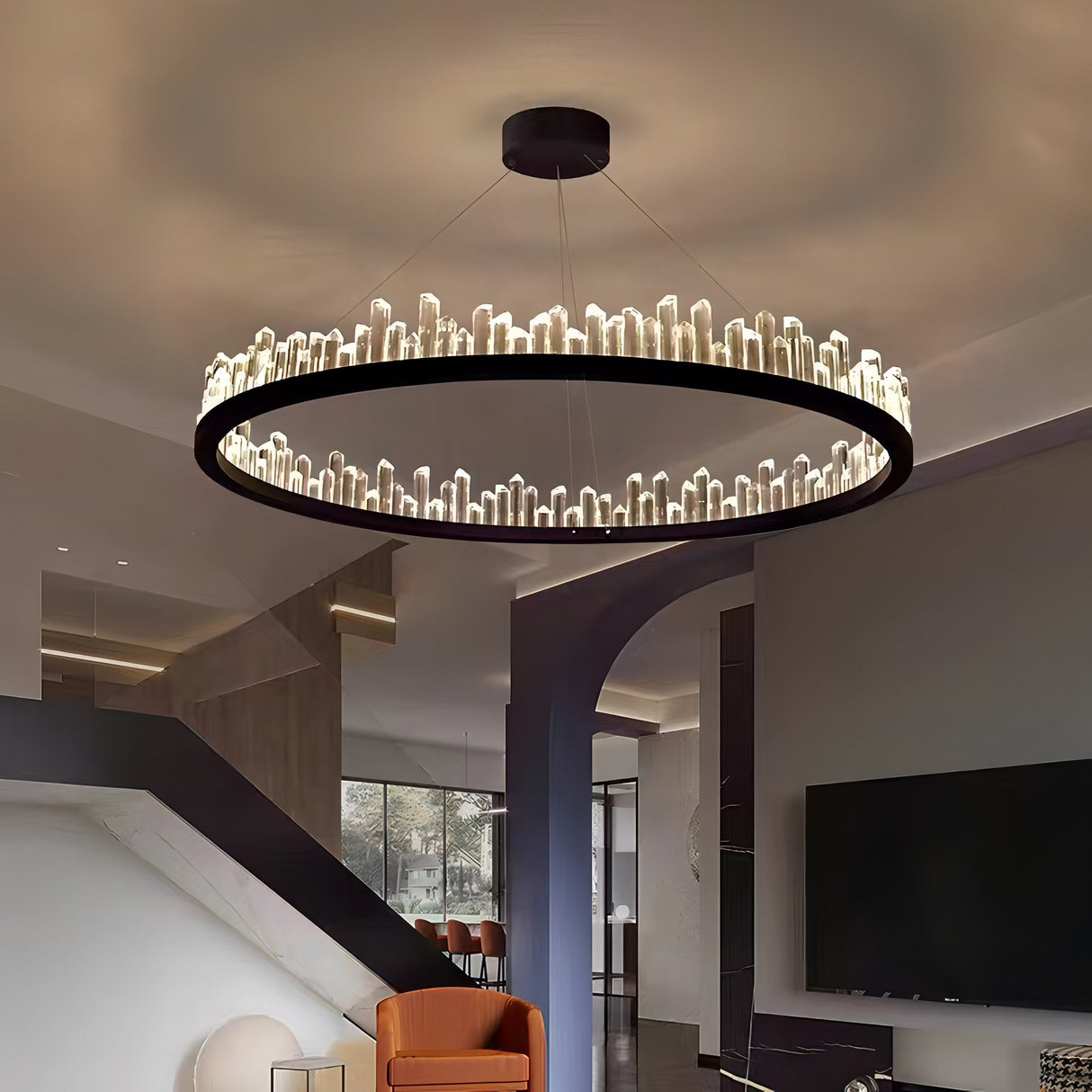 Crystal Chandelier: Exquisite Lustre for Elegant Spaces-ChandeliersDecor