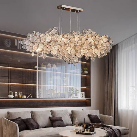 Crystal Glass Chandelier – Illuminate with Elegance