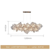 Crystal Glass Chandelier – Illuminate with Elegance-ChandeliersDecor