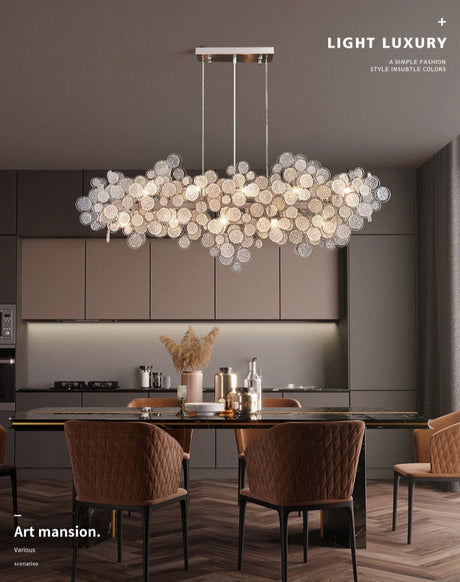 Crystal Glass Chandelier – Illuminate with Elegance-ChandeliersDecor