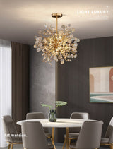 Crystal Glass Chandelier – Illuminate with Elegance-ChandeliersDecor