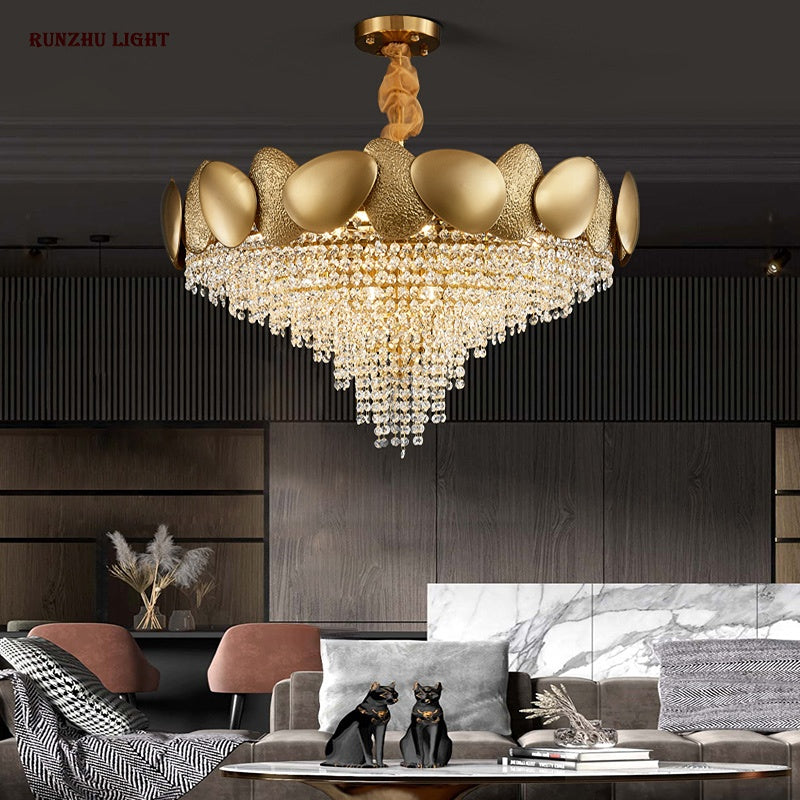 Crystal Pendant Lamp Chandelier: Illuminate with Elegance-ChandeliersDecor