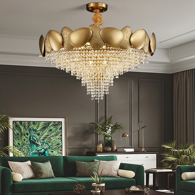 Crystal Pendant Lamp Chandelier: Illuminate with Elegance-ChandeliersDecor